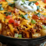 Cheesy Taco Potatoes