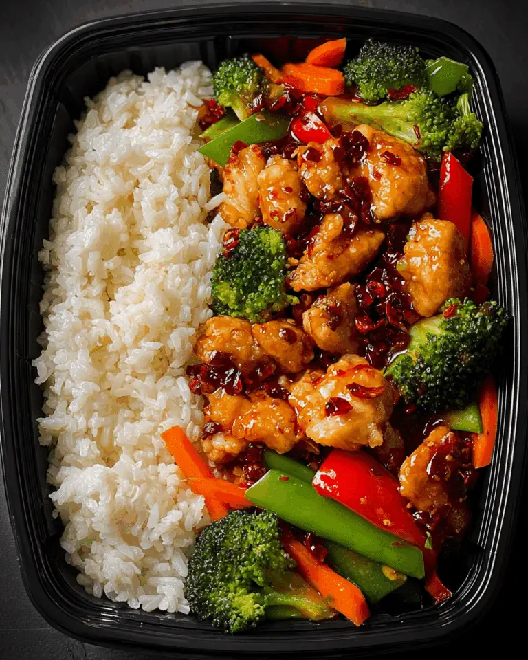 Spicy Garlic Chicken Stir-Fry Bowl with Jasmine Rice