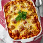 Dump and Bake Meatball Casserole