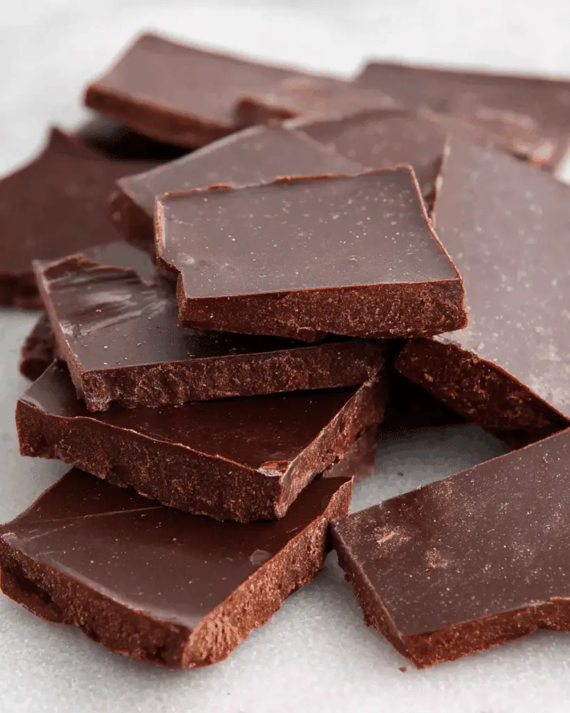 Homemade Melt-In-Your-Mouth Dark Chocolate
