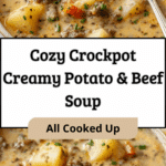 Crockpot Creamy Potato & Hamburger Soup Recipe