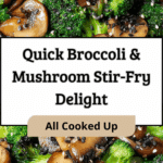Speedy & Savory Broccoli and Mushroom Stir-Fry Recipe