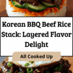Korean BBQ Beef Rice Stack Recipe