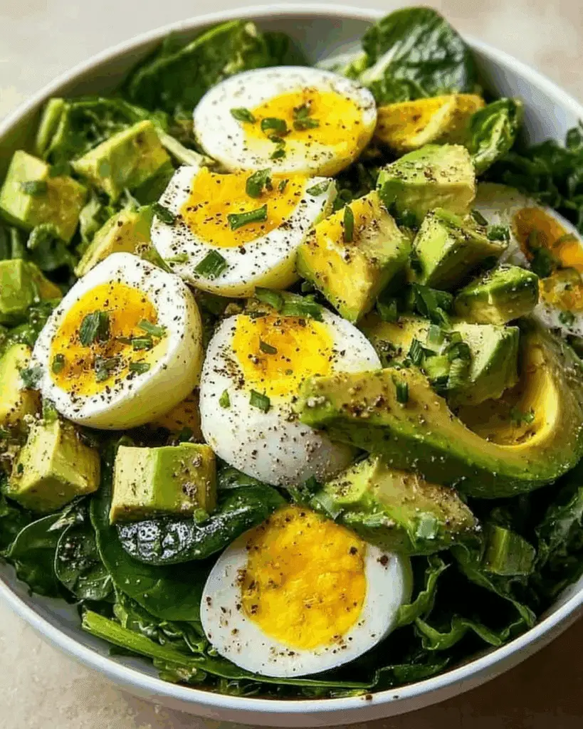 Creamy Avocado & Spinach Egg Salad for a Healthy Delight Recipe