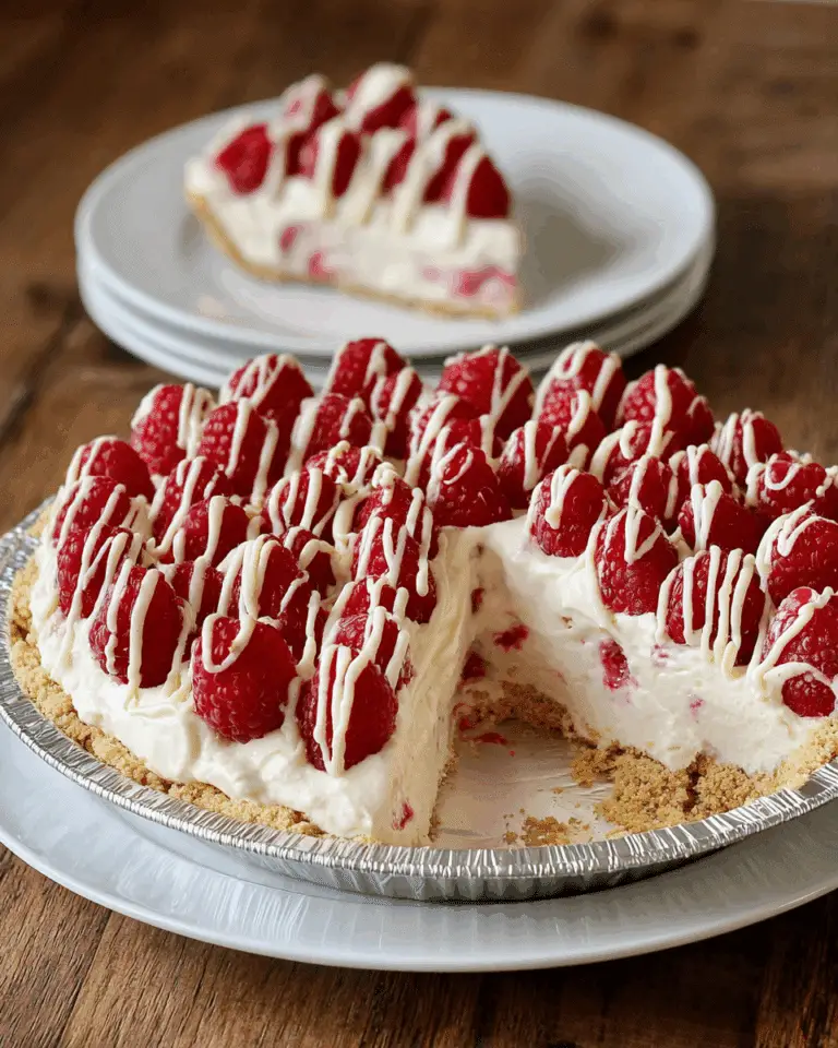 Raspberry White Chocolate Cheesecake Pie Recipe