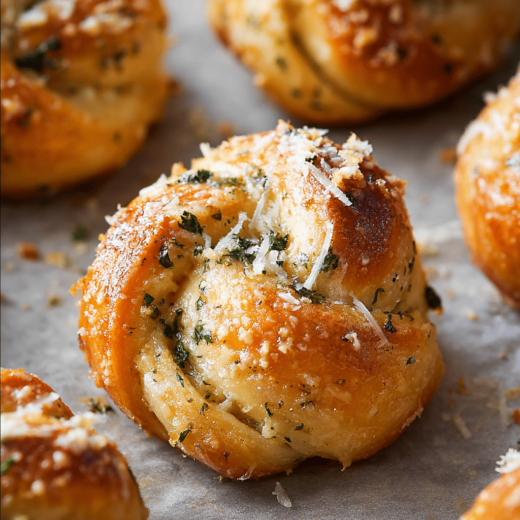 Homemade Garlic Knots Recipe - Recipe Image
