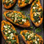 Spinach and Feta Stuffed Sweet Potatoes Recipe