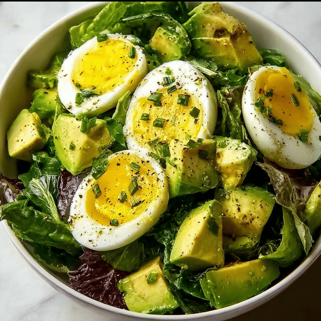 Creamy Avocado & Spinach Egg Salad for a Healthy Delight Recipe - Recipe Image