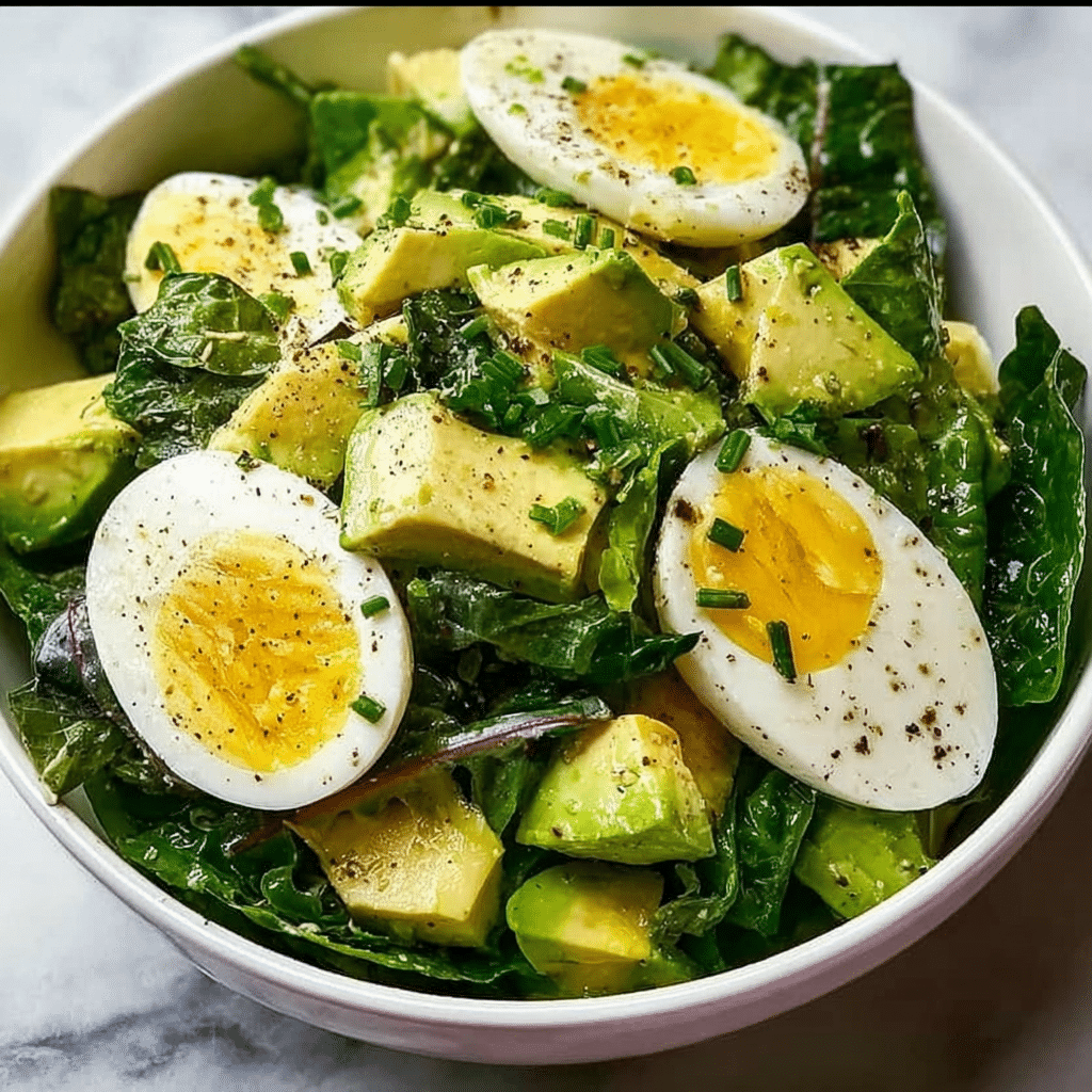 Creamy Avocado & Spinach Egg Salad for a Healthy Delight Recipe - Recipe Image