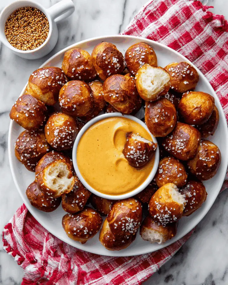 Soft Pretzel Bites Recipe