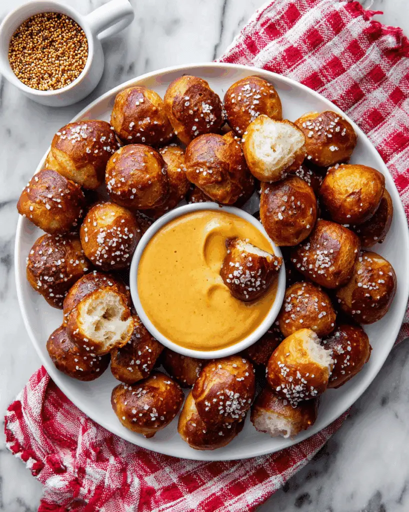Soft Pretzel Bites Recipe