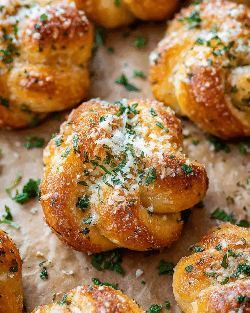 Homemade Garlic Knots Recipe