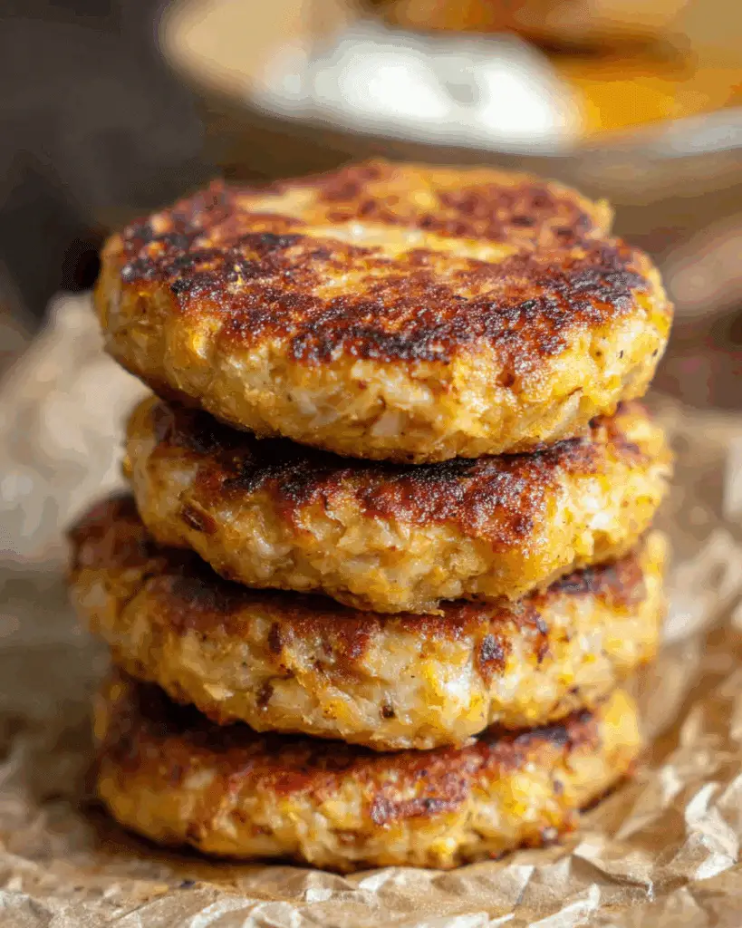 Cheddar Ranch Chicken Burgers Recipe