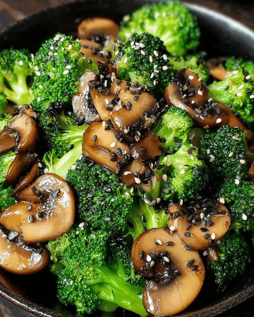 Speedy & Savory Broccoli and Mushroom Stir-Fry Recipe