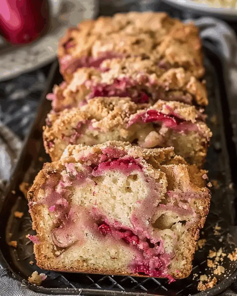 Cinnamon Rhubarb Bread