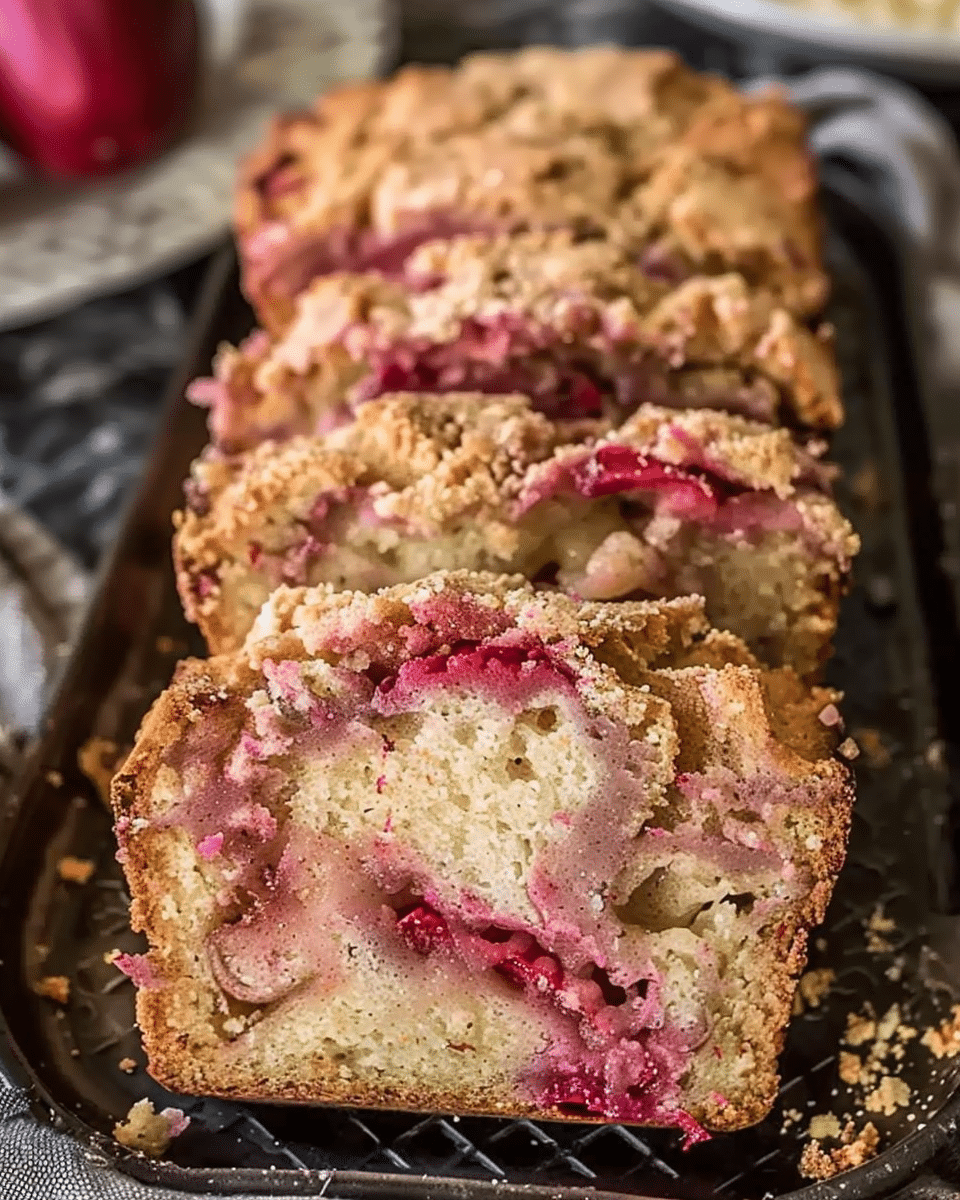 Cinnamon Rhubarb Bread