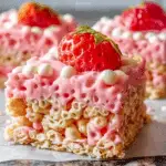 Strawberry Crunch Rice Krispie Treats