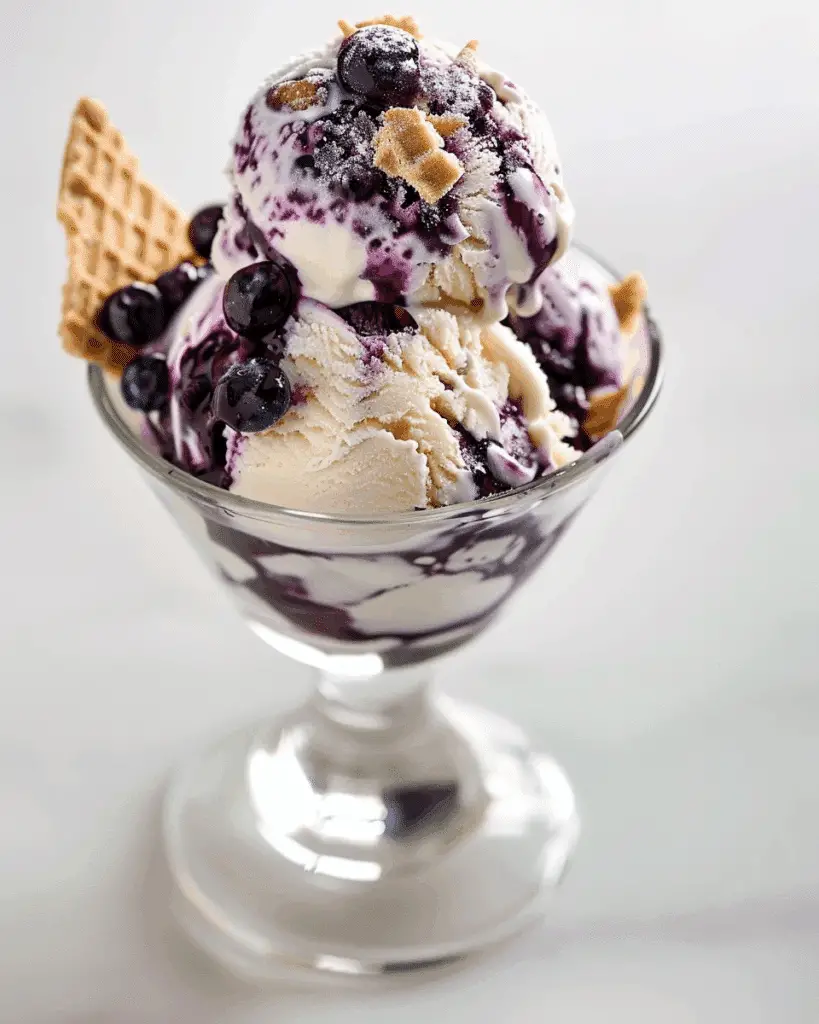 Blueberry Pie Ice Cream