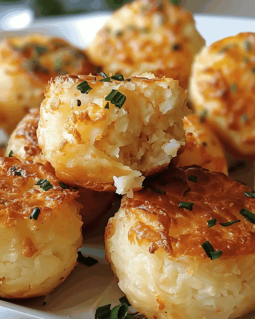 Cheesy Mashed Potato Puffs