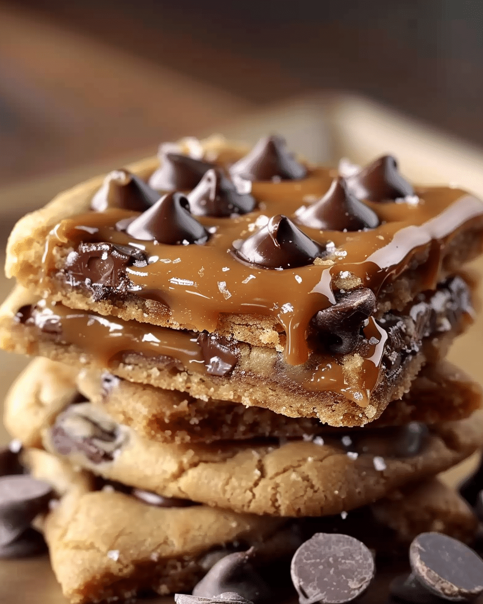 Caramel Chocolate Chip Cookies