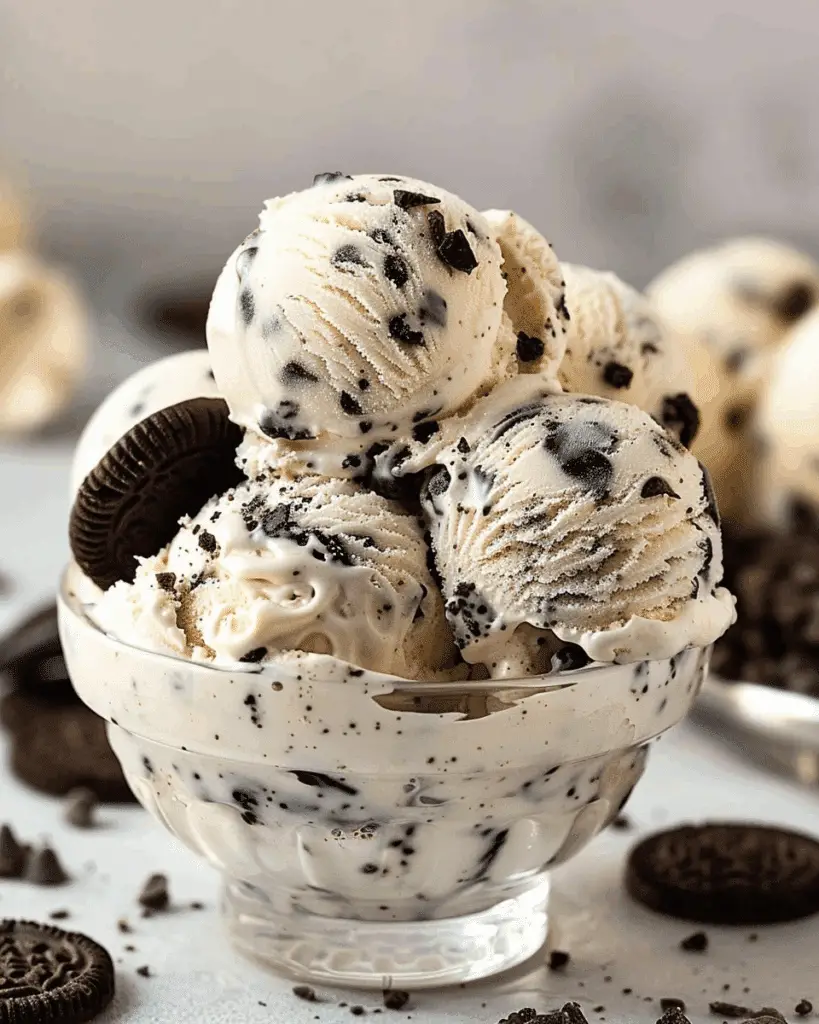 Cookies and Cream Ice Cream (No Churn)