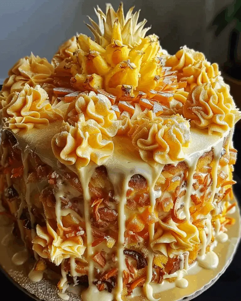 Hawaiian Carrot Pineapple Cake