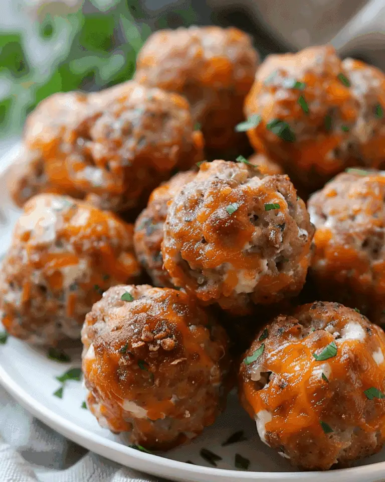Rotel Cream Cheese Sausage Balls