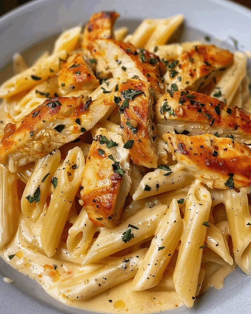 Creamy Cajun Chicken Pasta with Garlic Butter Parmesan Sauce