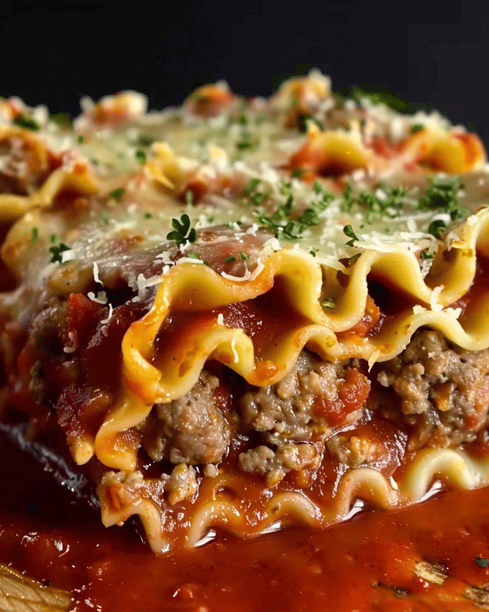 Italian Meatball Lasagna Roll-Ups
