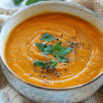 Easy Spiced Carrot and Sweet Potato Soup