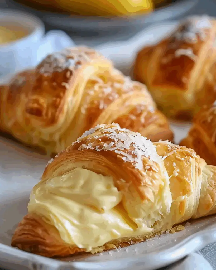 Lemon Cream Cheese Crescent Rolls