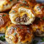 Garlic Parmesan Cheeseburger Bombs Recipe
