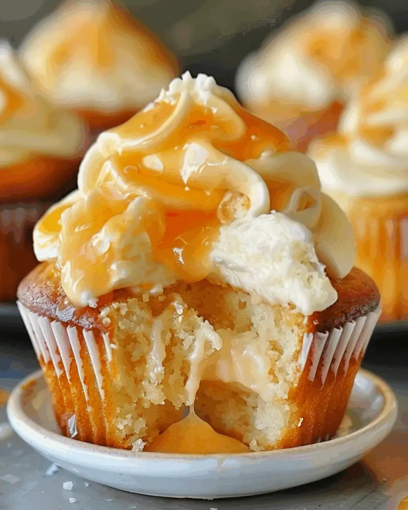 Honey Peach Cream Cheese Cupcakes Recipe