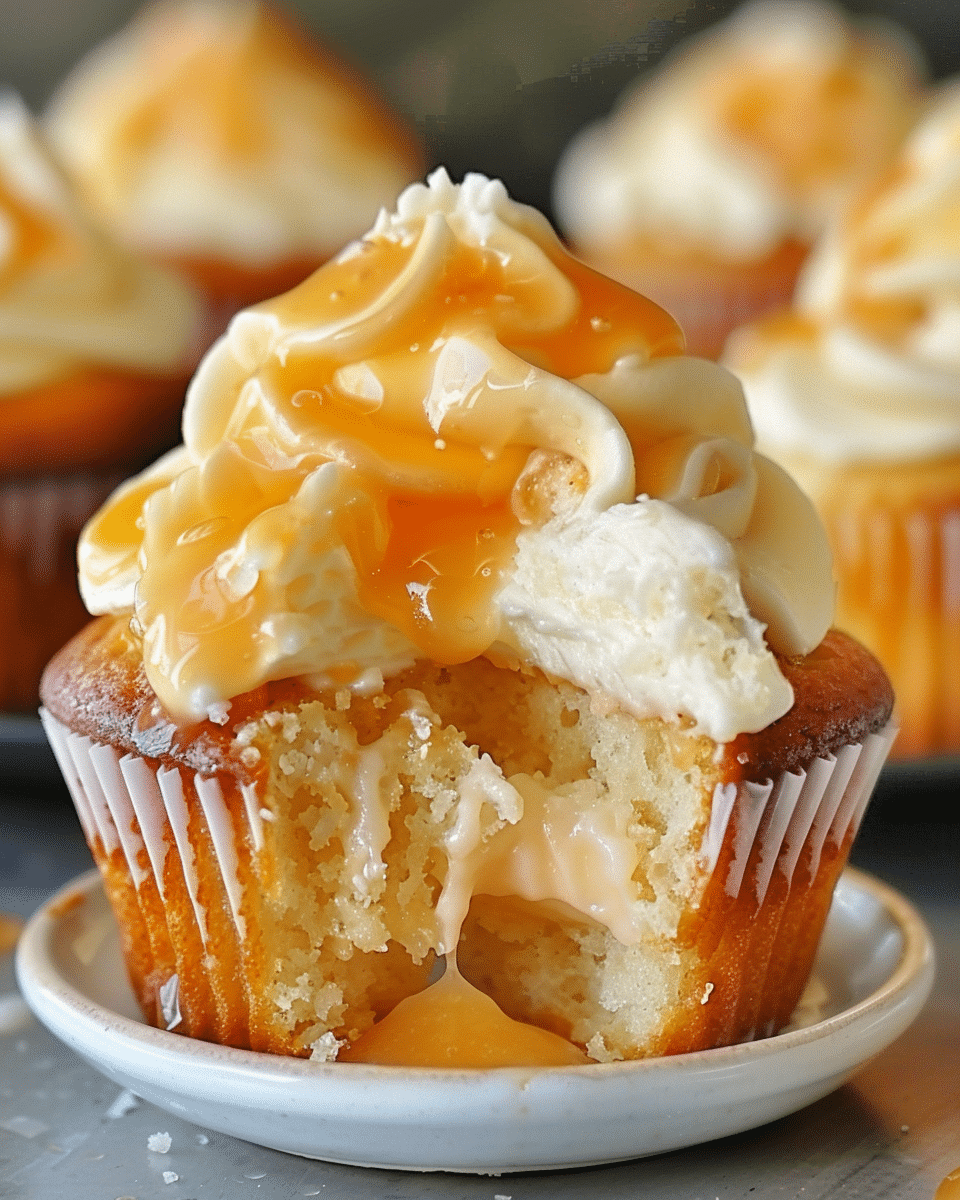 Honey Peach Cream Cheese Cupcakes Recipe