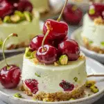 Heavenly Cherry Pistachio Cheesecake Cups