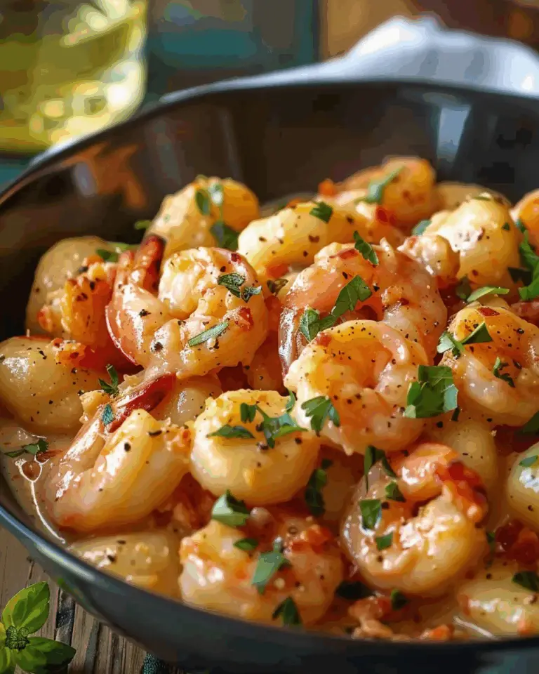 One-Pot Cajun Shrimp Alfredo Gnocchi