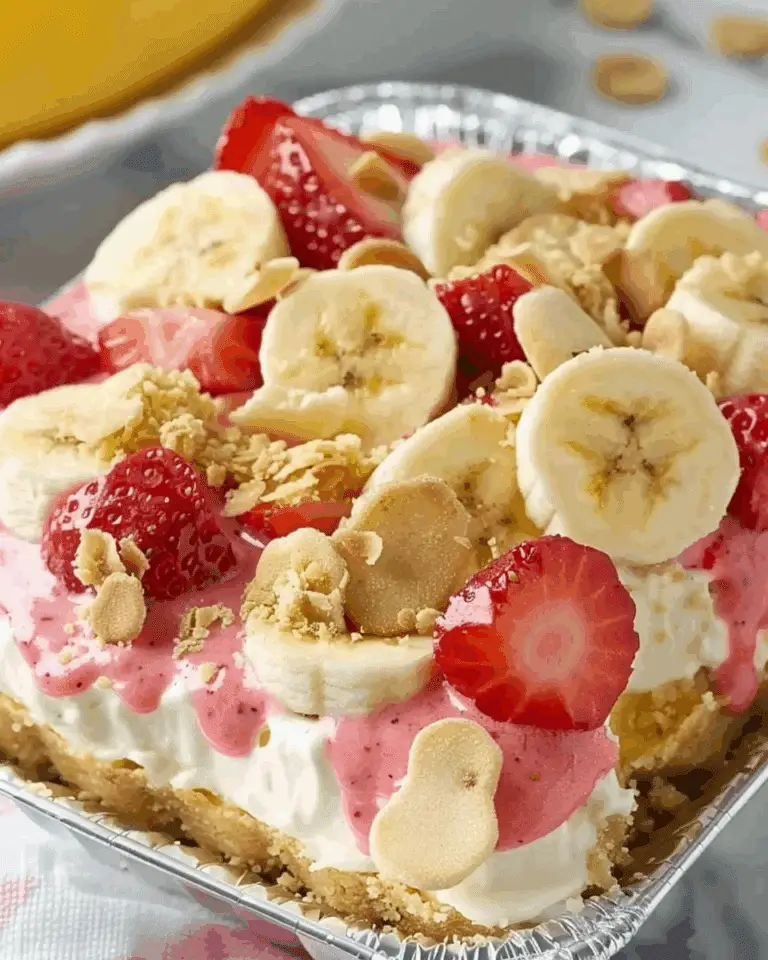 Strawberry Cheesecake Banana Pudding
