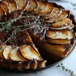 Golden Potato and Balsamic Torte with Fresh Thyme