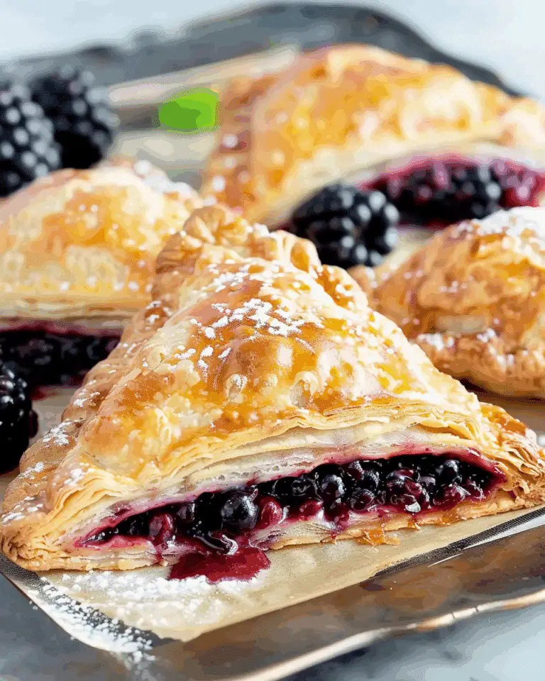 Gorgeous Blackberry Turnovers