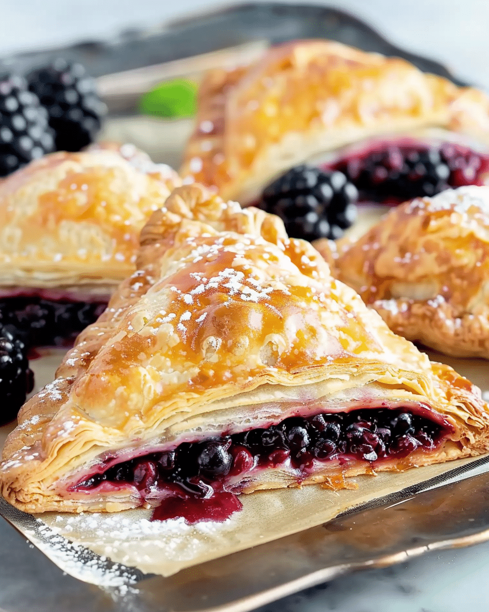 Gorgeous Blackberry Turnovers