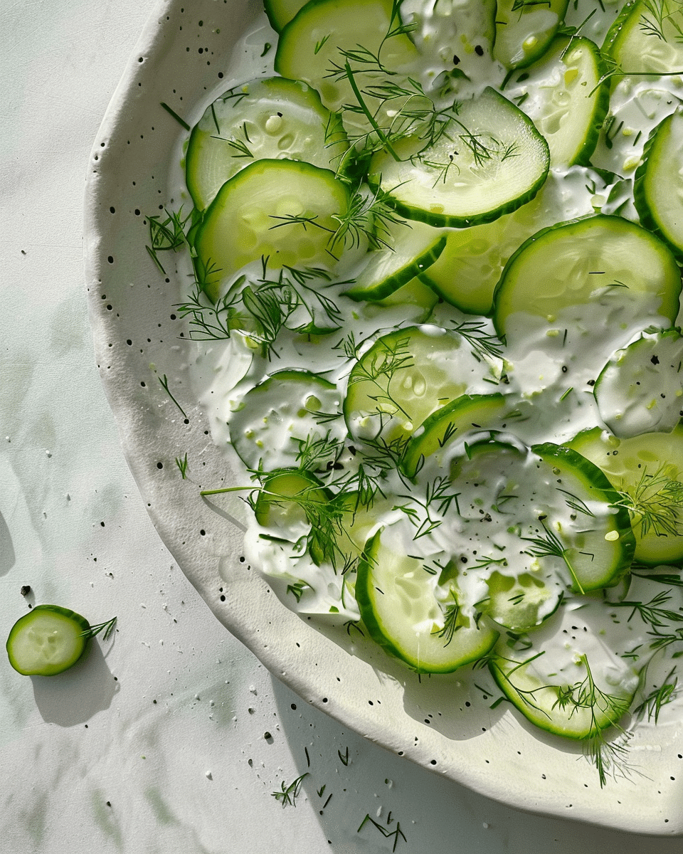 Polish Cucumber Salad