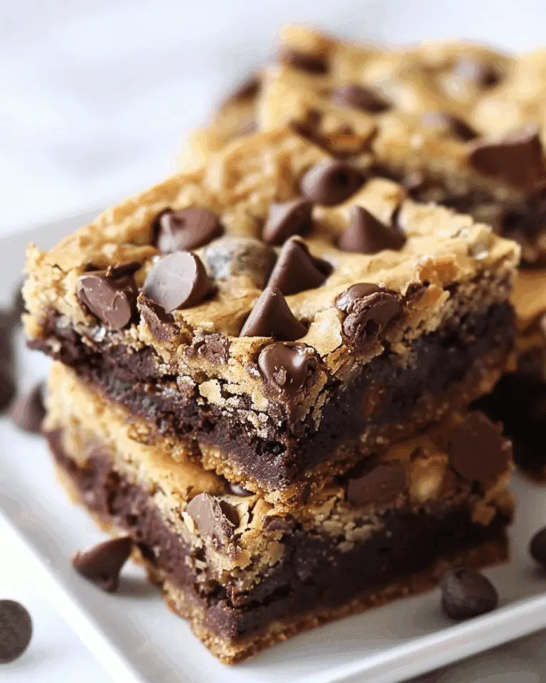 Chocolate Chip Cookie Brownies Recipe