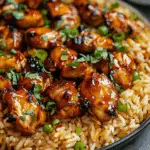 Honey BBQ Chicken Rice