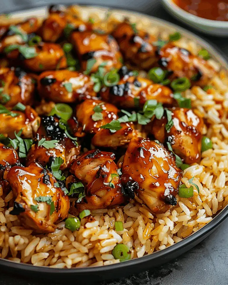 Honey BBQ Chicken Rice