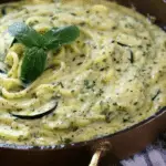 Best Creamy Zucchini Sauce with Fresh Garden Zucchini and Herbs