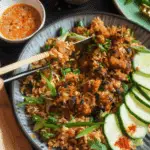 Satay Crispy Rice Salad
