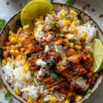 Street Corn Chicken Rice Bowl