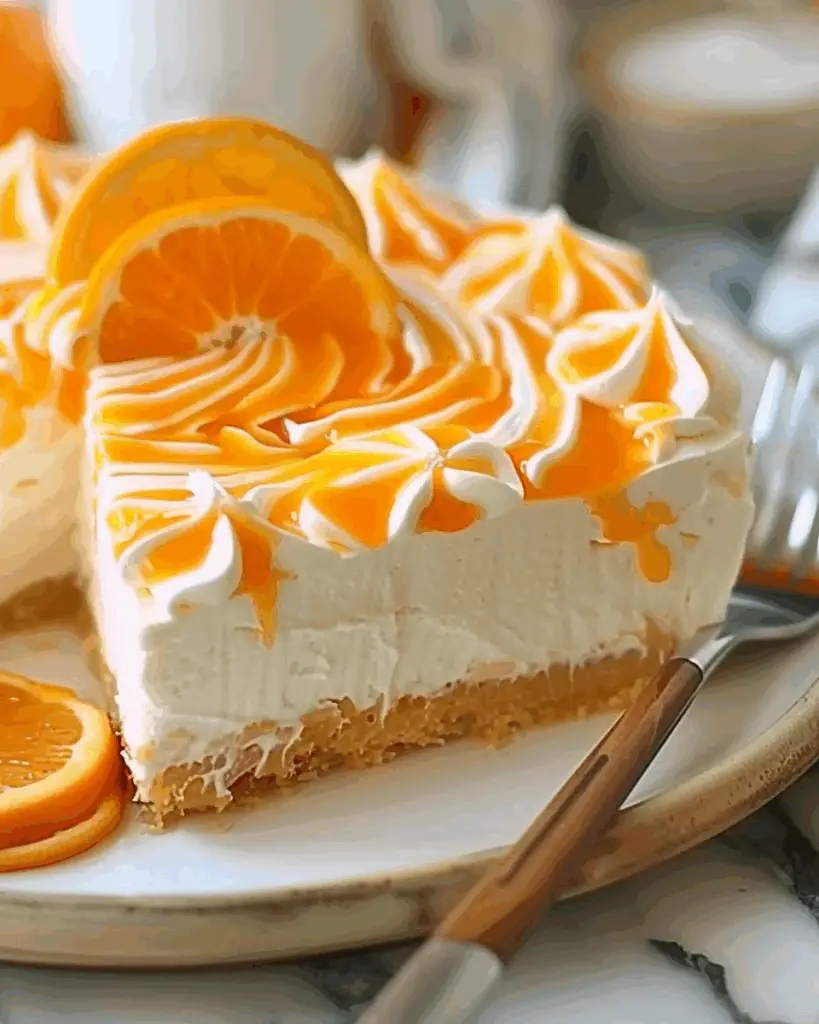 No-Bake Orange Creamsicle Cheesecake — An Amazing Ultimate Recipe