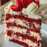 Strawberry Earthquake Cake
