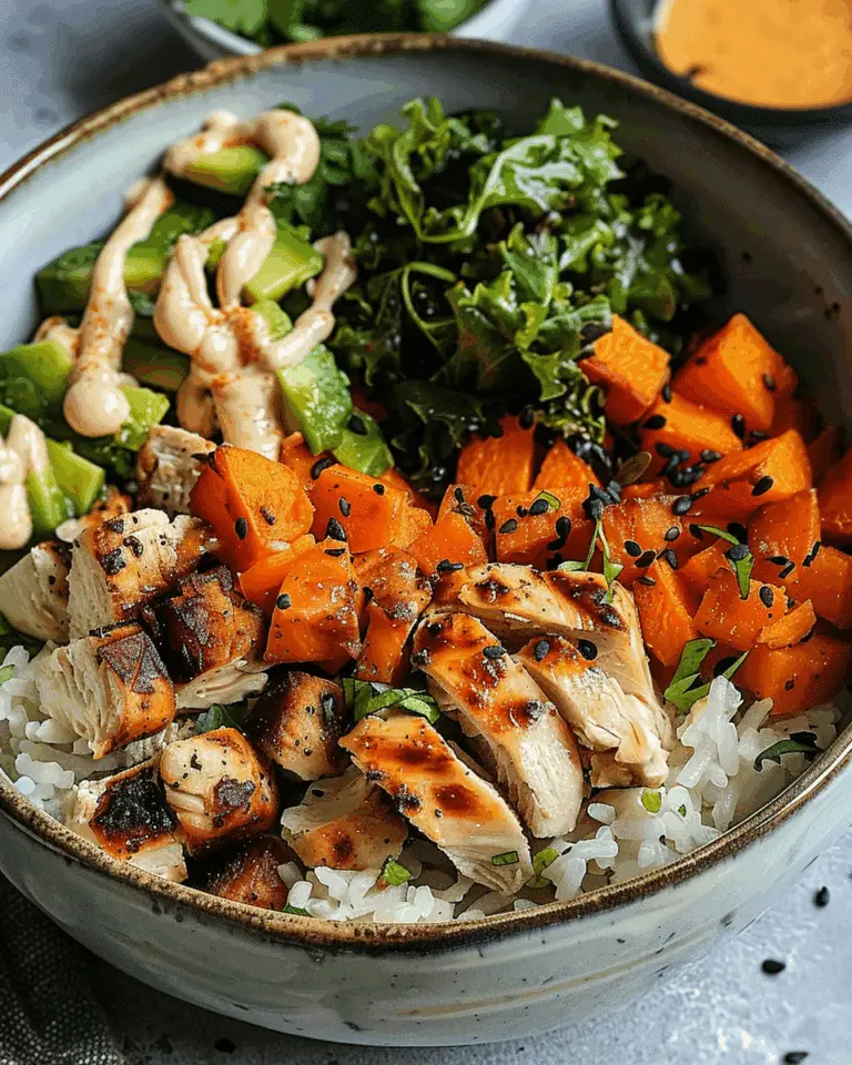 Chicken and Sweet Potato Bowls for Two